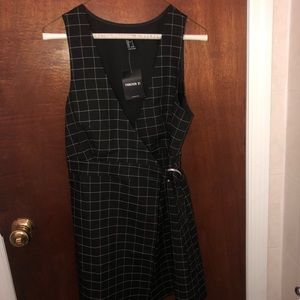 Grid print dress very cute for the summer.